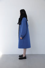 画像をギャラリービューアに読み込む, Long P Coat  Blue
