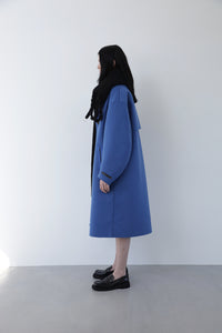 Long P Coat  Blue