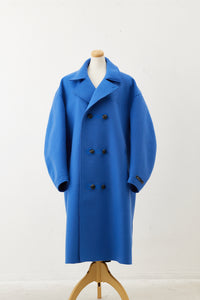 Long P Coat  Blue