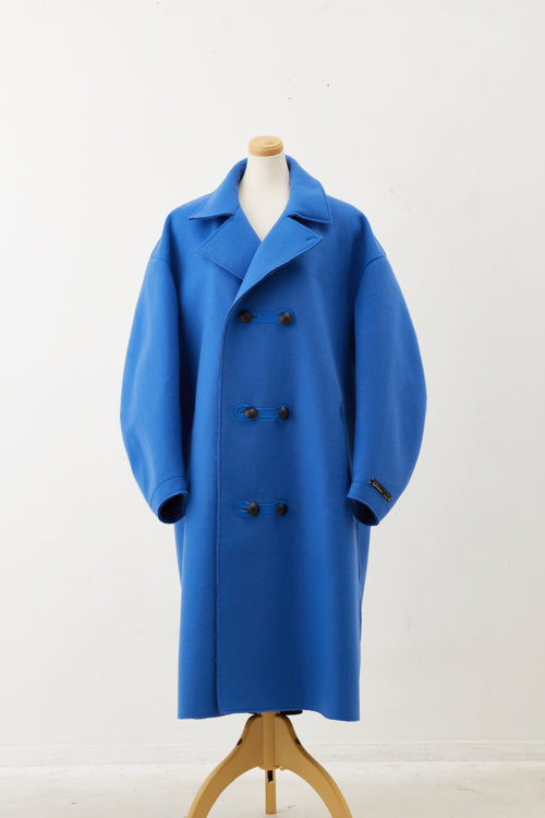 Long P Coat  Blue