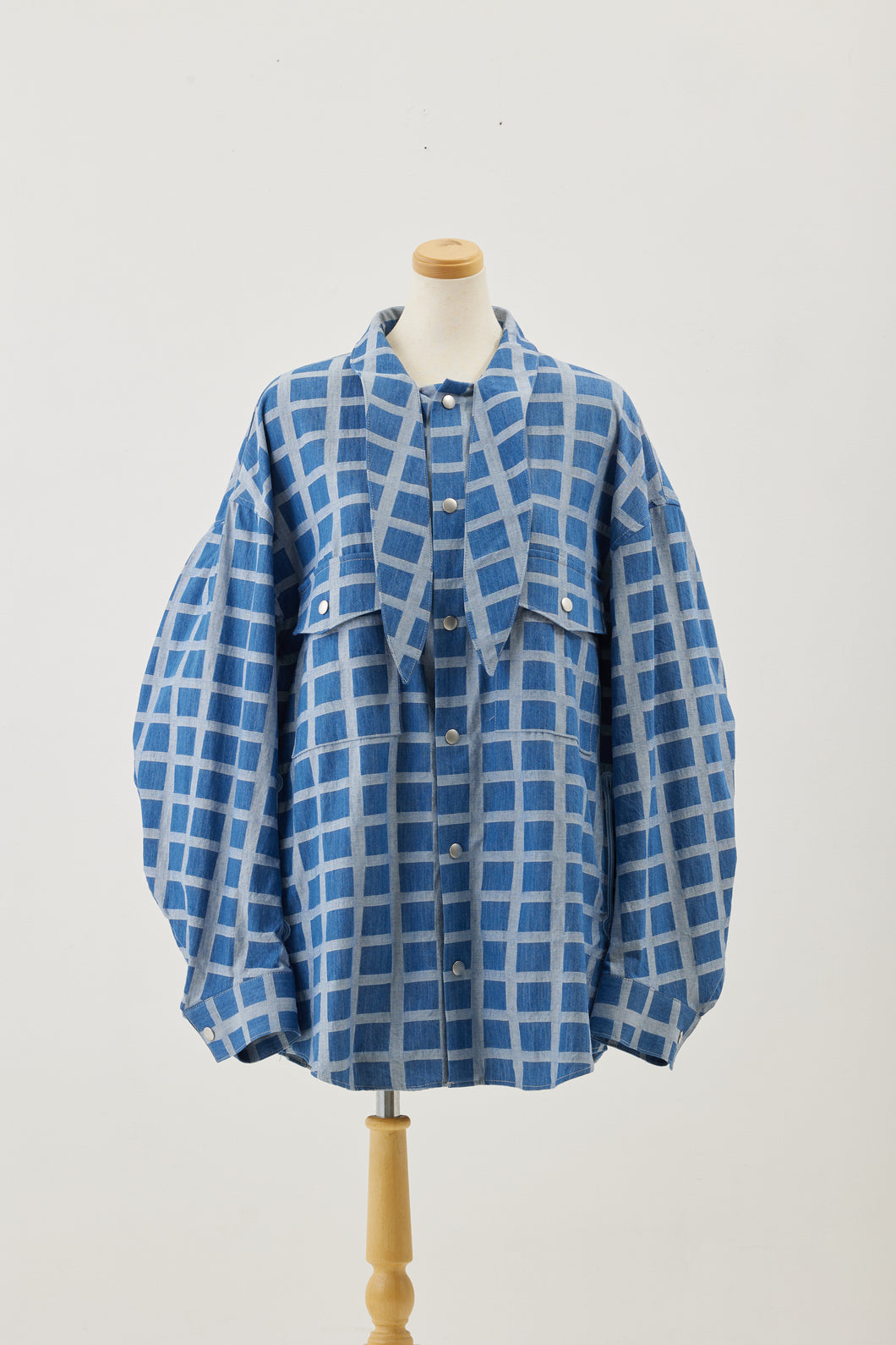 Square jacquard denim jacket Breach