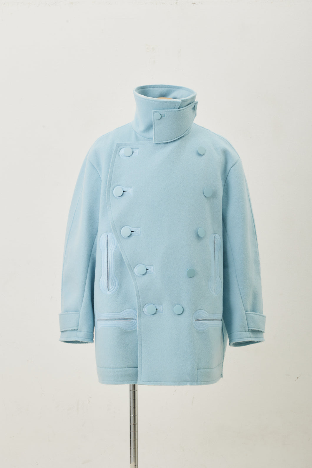 Motorcycle Coat Sky Blue