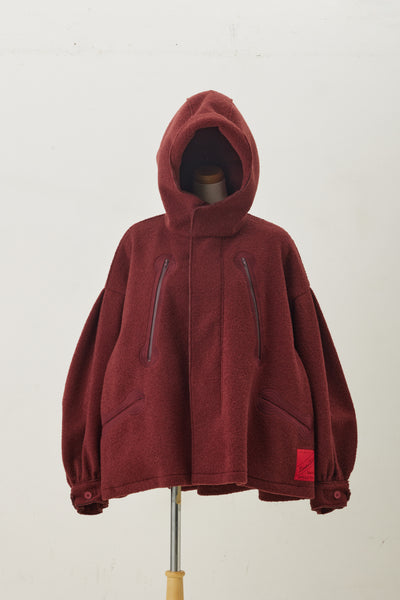 Wool Mods coat Dark Cherry　枚数限定生産