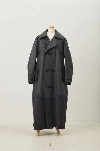 Ultra Suede Gradation Trench Black