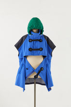 画像をギャラリービューアに読み込む, THREE LAYER VEST PONCHO BLUE
