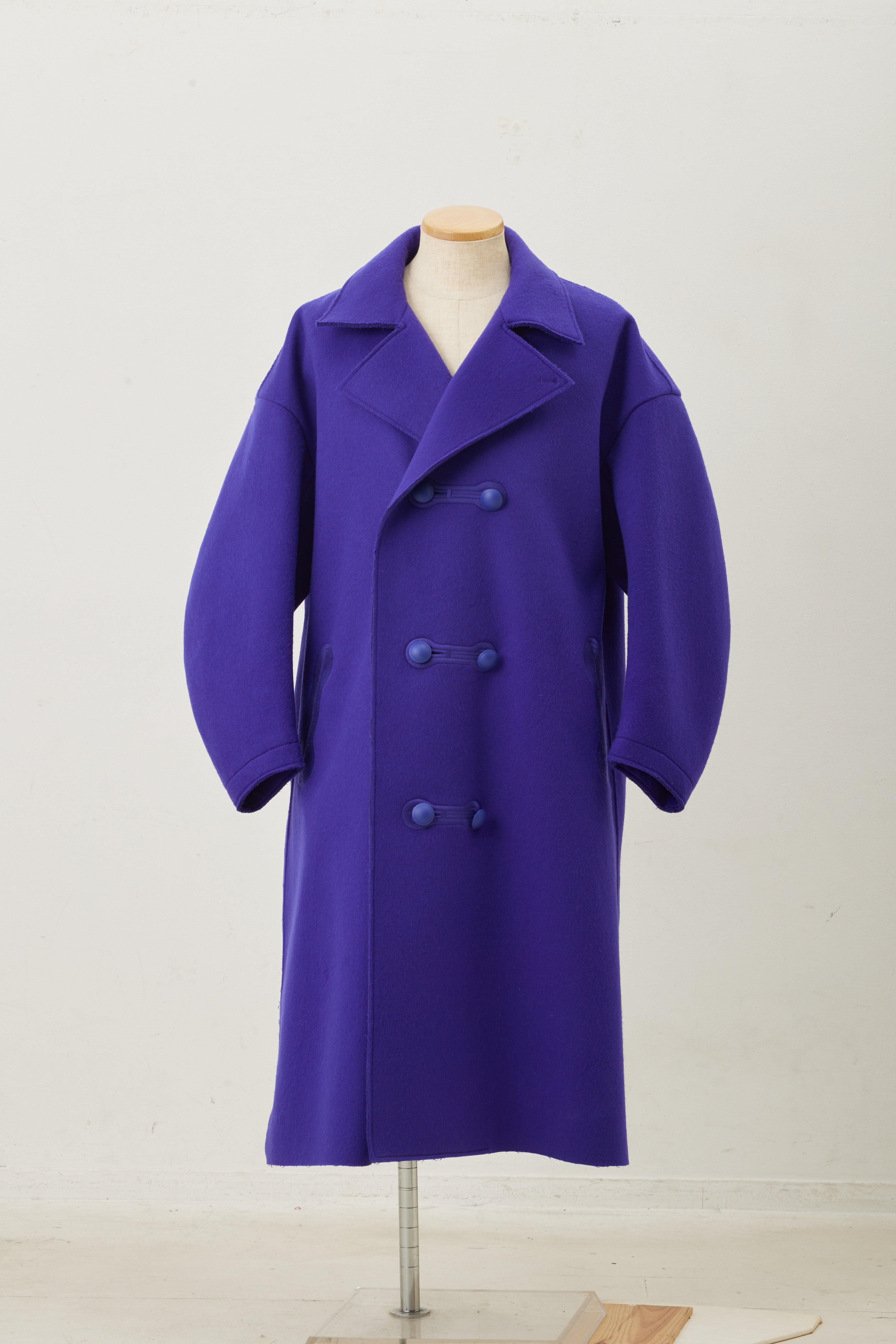 Long P Coat Purple – MEGMIURA